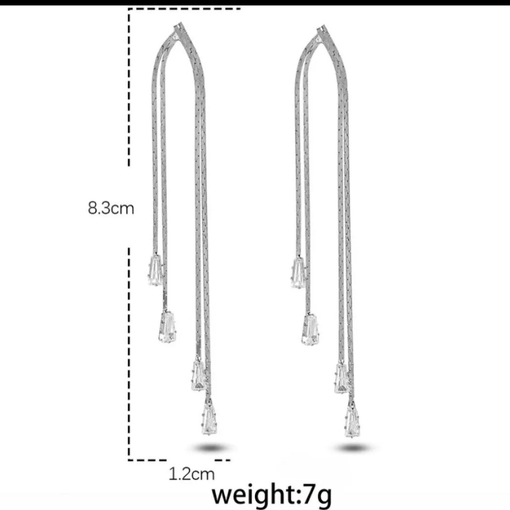 Stunning Crystal Dangle Earrings